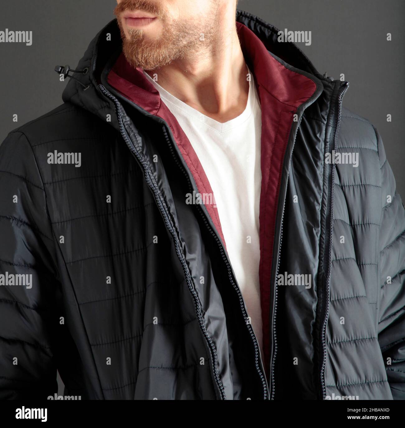 OUTHERE - Man - Blue - Down Jacket