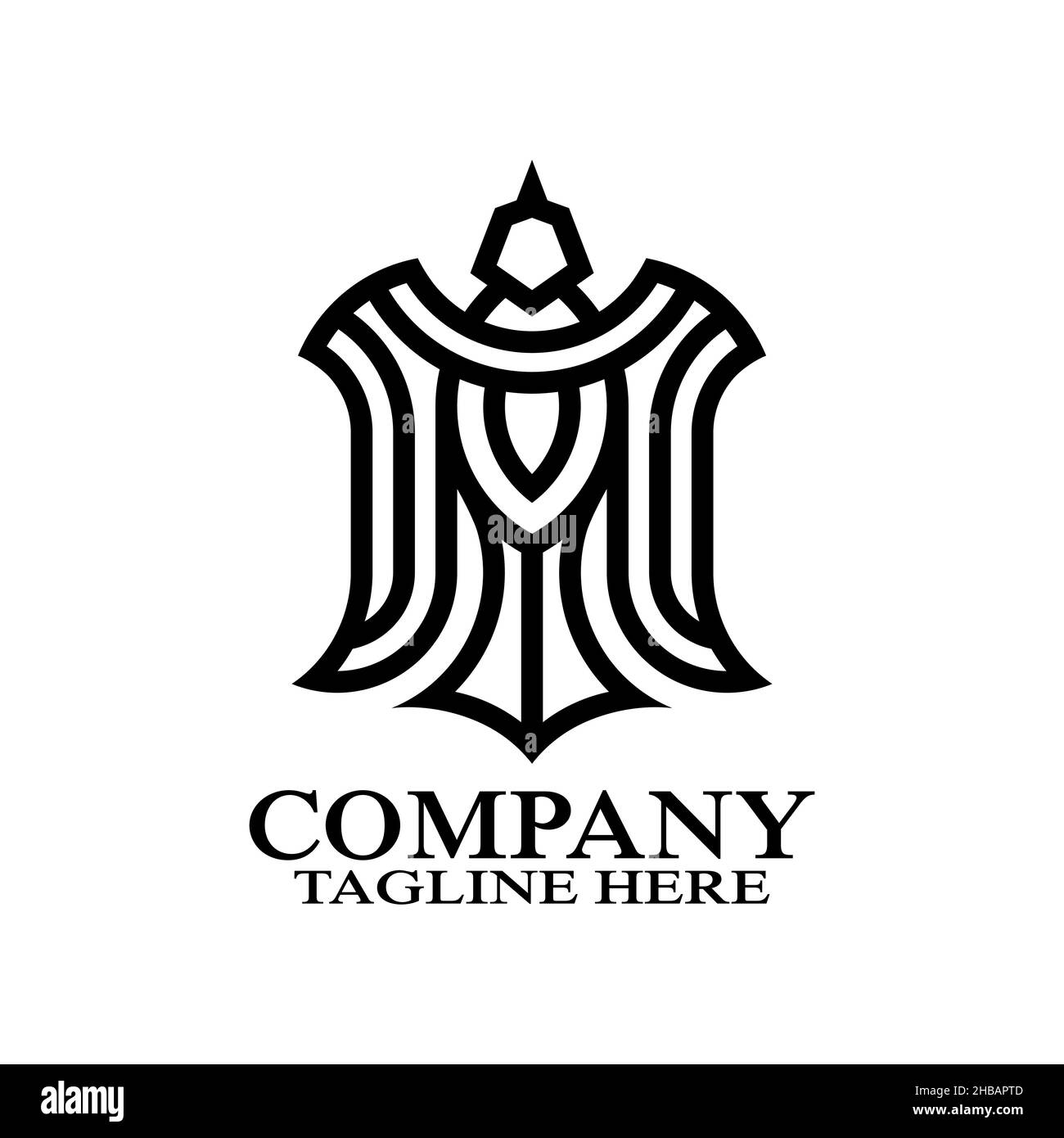 Modern eagle shield logo. Vector illustration Stock Vector Image & Art ...