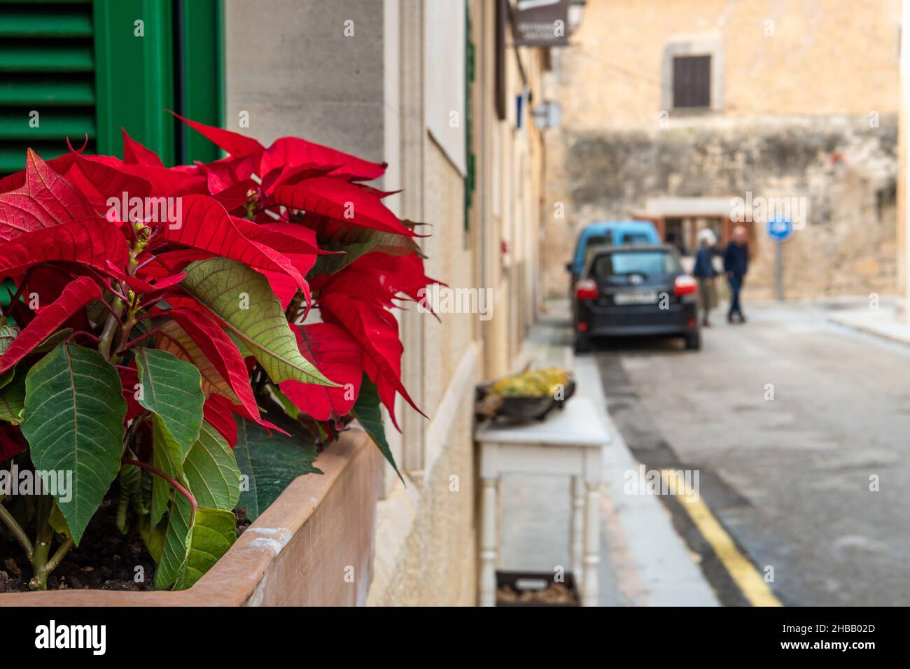 Outdoor blurred street in mallorca hi-res stock photography and images ...