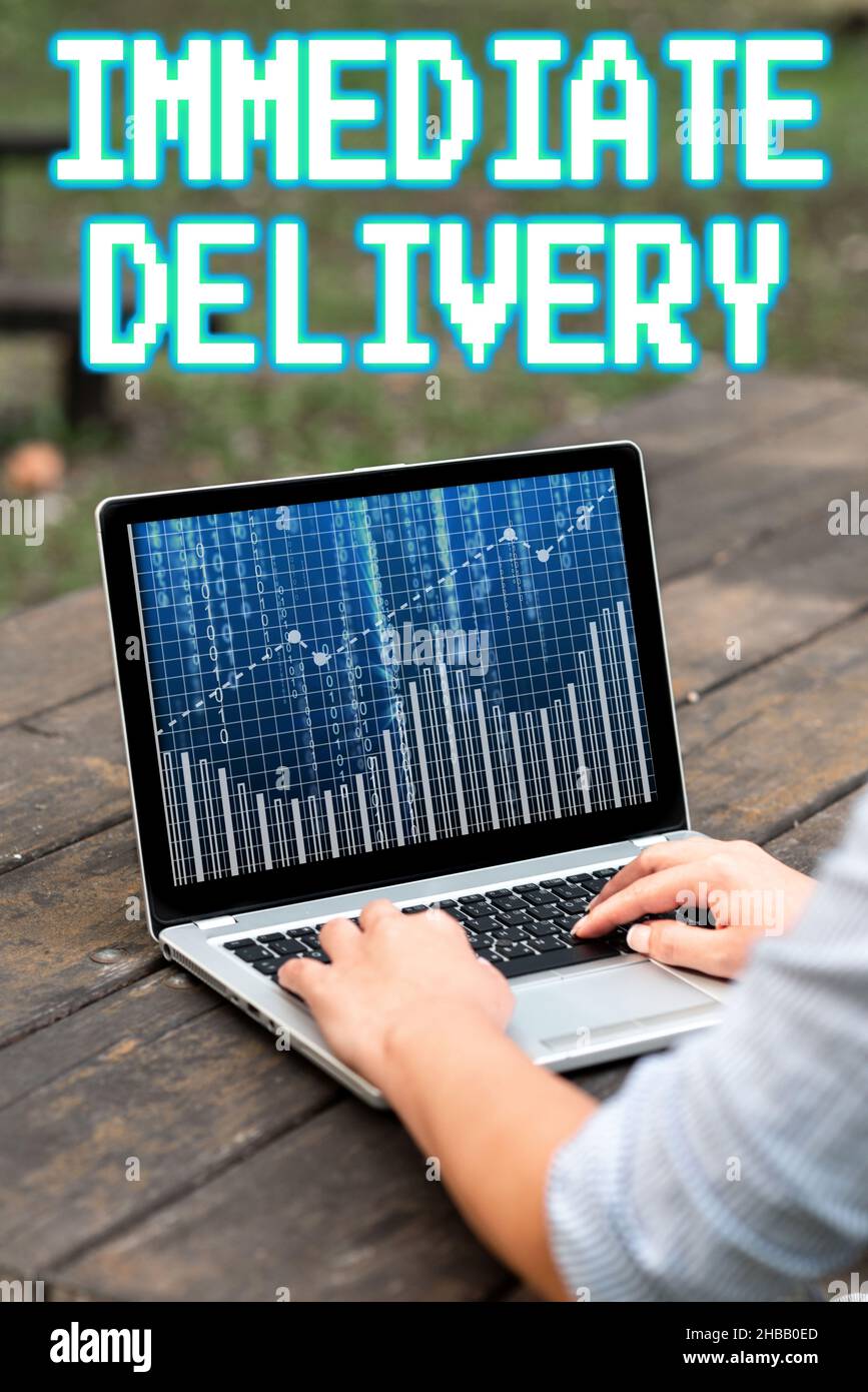 Immediately Sign Open immediately letter hi-res stock photography and images - Alamy