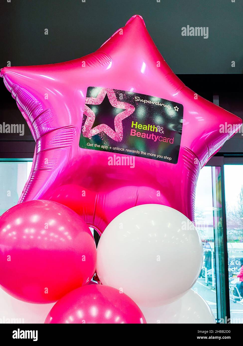 New SuperDrug Retail Superstore in Lombardy Retail Park Hayes West London Stock Photo