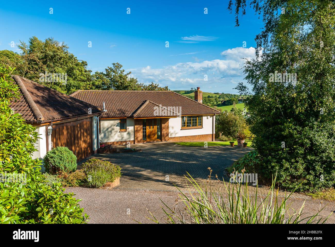 A Private Devon Country House in Summer Stock Photo Alamy