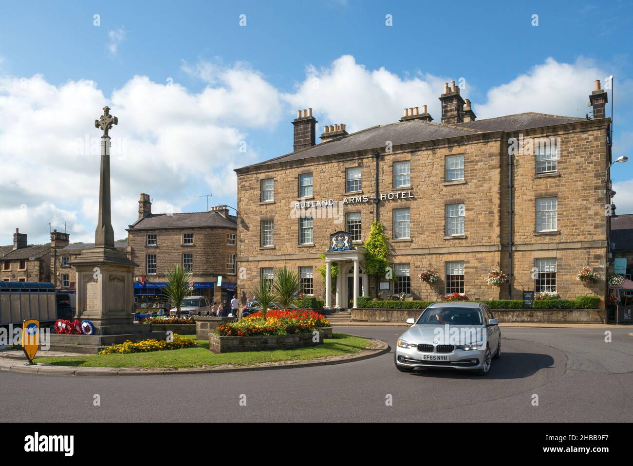 Rutland Arms Hotel, Bakewell, Derbyshire Stock Photo