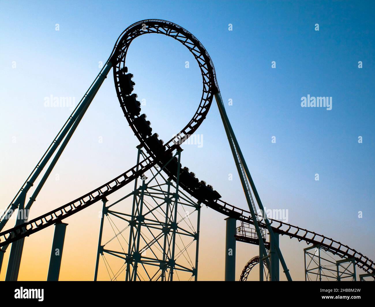 Roller Coaster Stock Photo