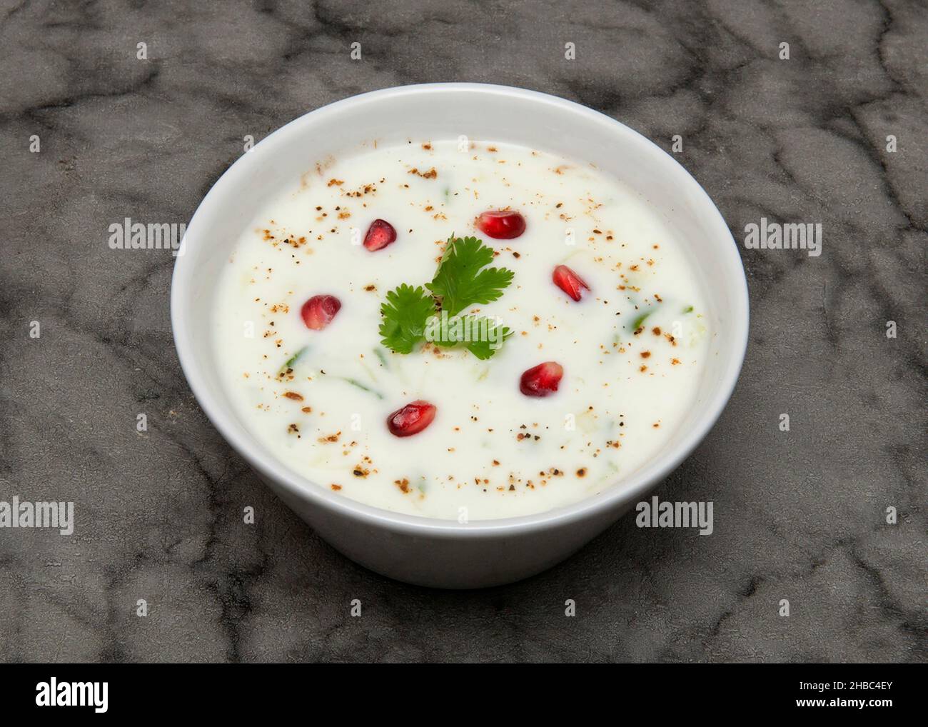 Palak krishmish Indian food Stock Photo