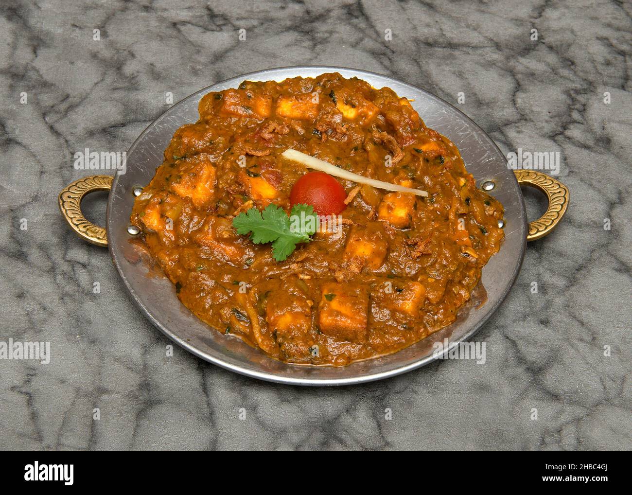 Tawa paneerIndian food Stock Photo