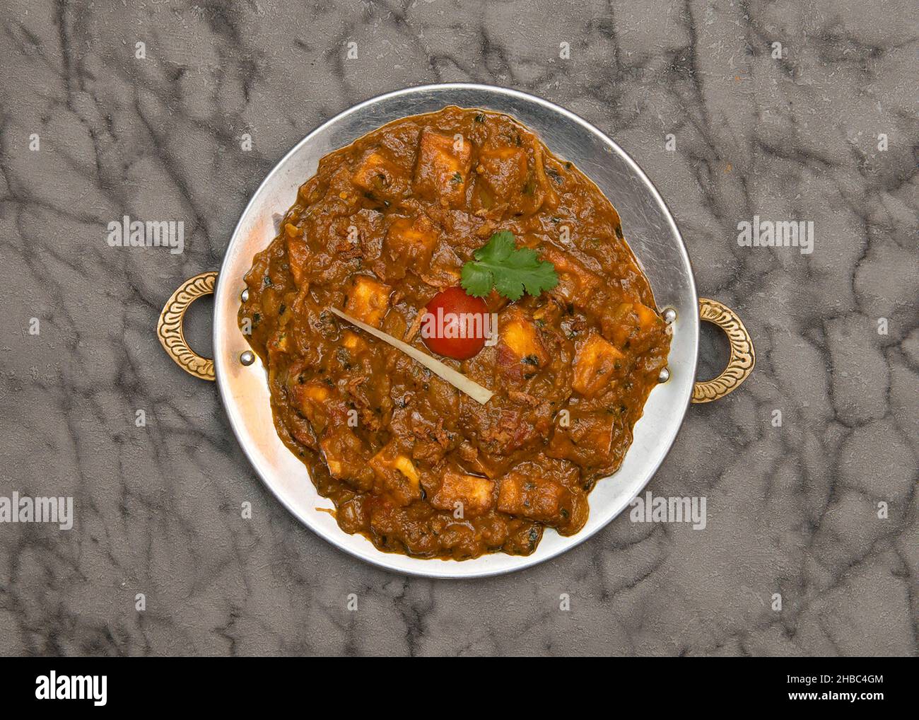 Tawa paneerIndian food Stock Photo