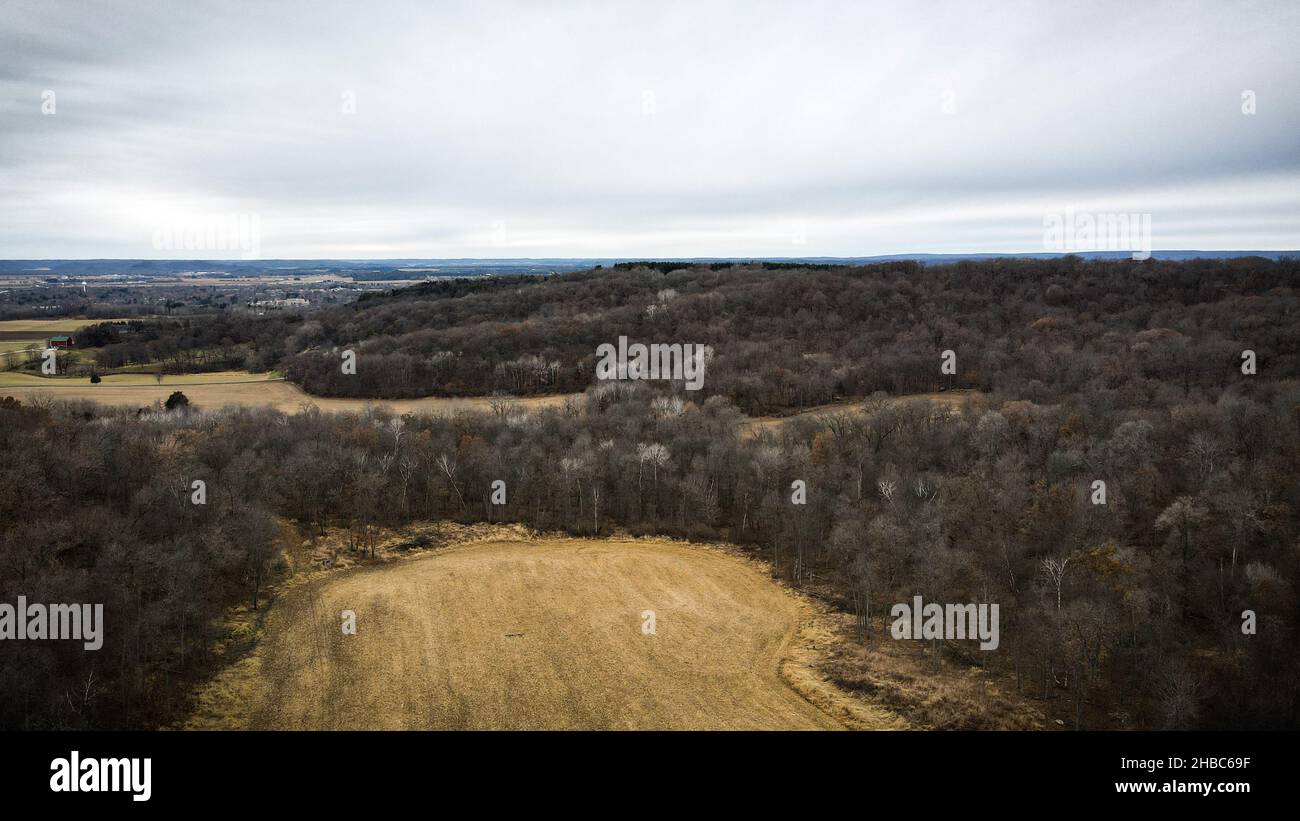 Fall landscape field trees hills hi-res stock photography and images ...