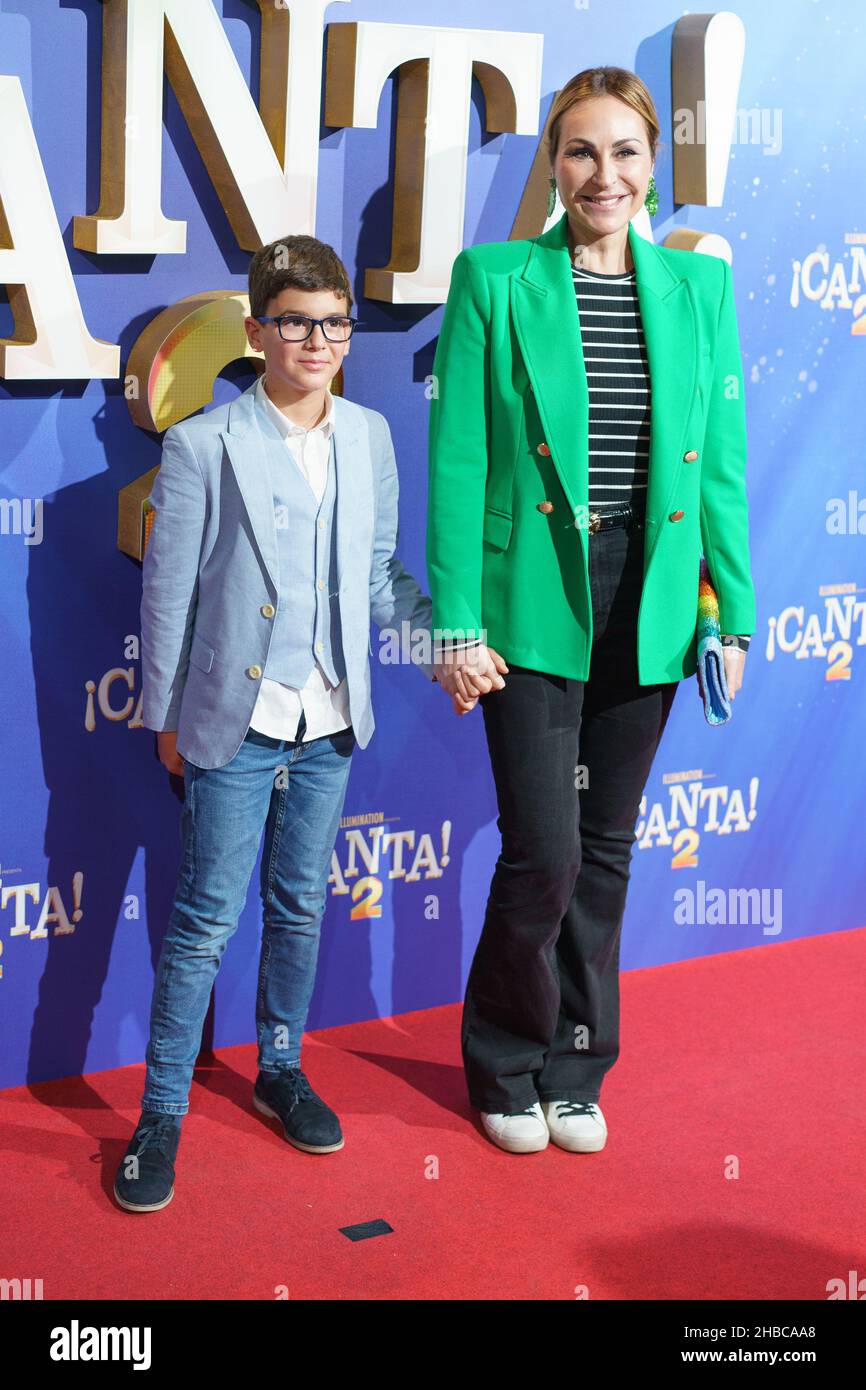 Marco Morales Madrid Spain 18th Dec 2021 Ana Miln And Marco Morales Attend The Canta 2 Premiere At The Capitol Cinema Photo By Atilano Garciasopa Imagessipa Usa Credit Sipa Usaalamy Live News 2HBCAA8 