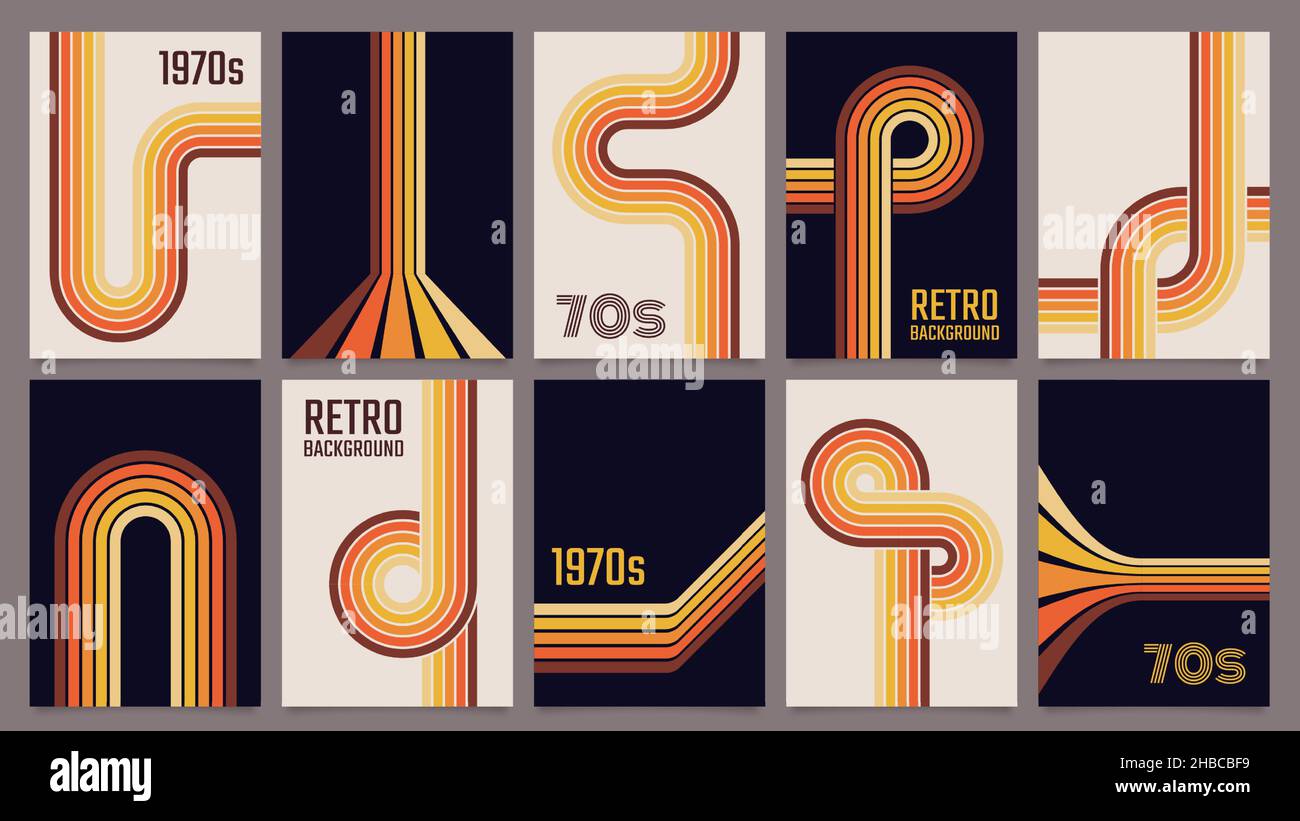 70's retro stripes