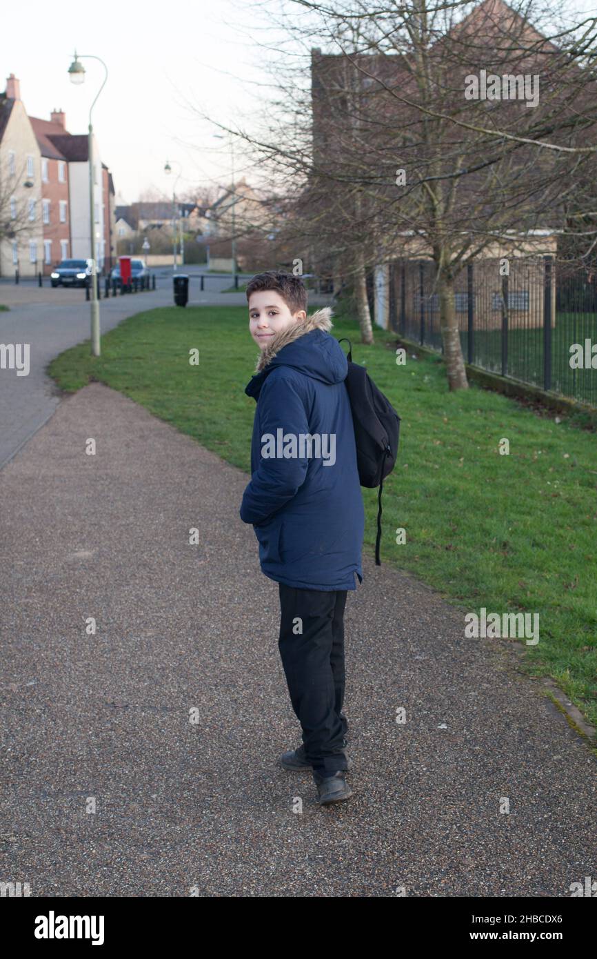Boy british school uniform hi-res stock photography and images - Alamy