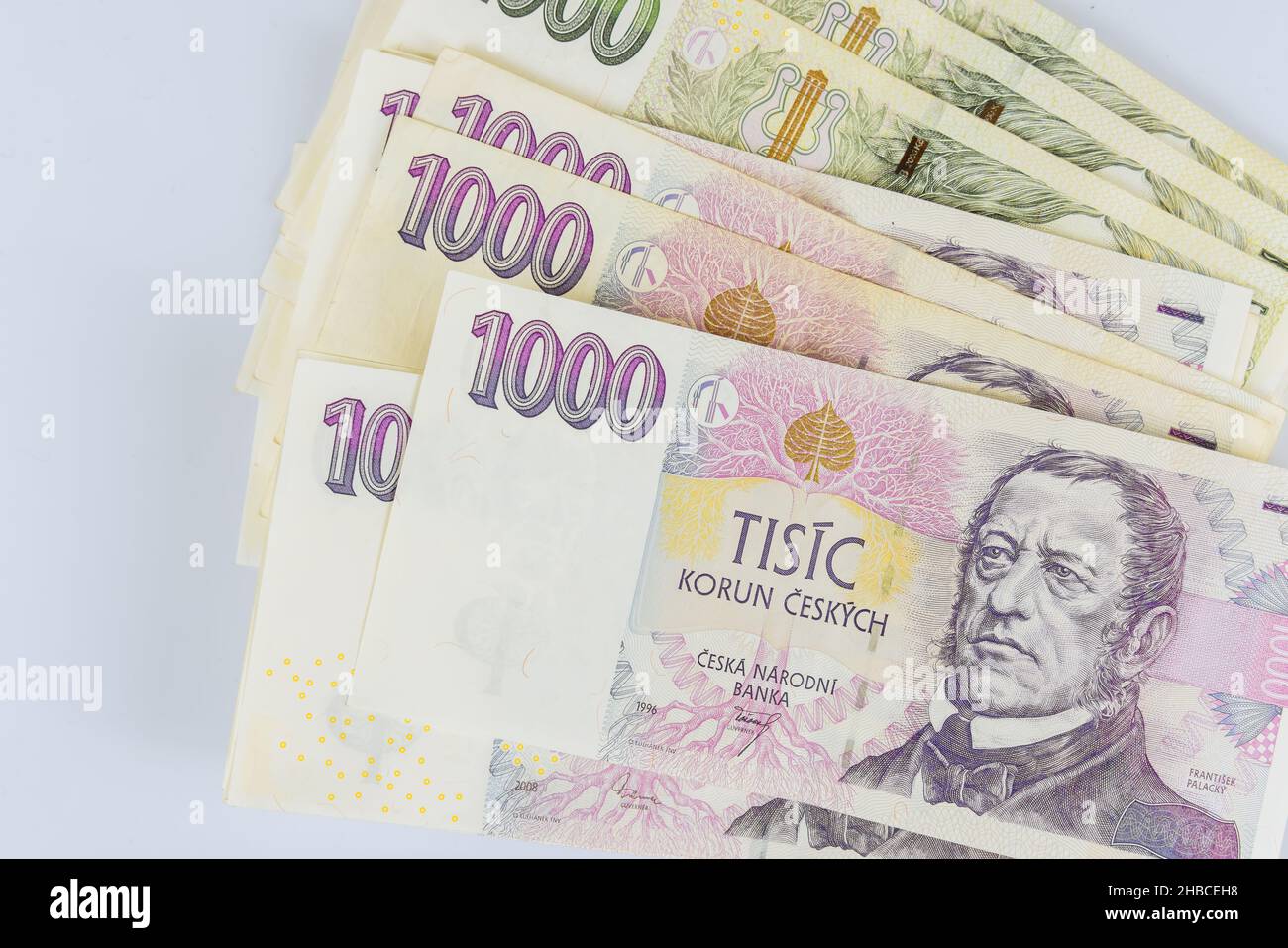 Czech Banknote 1000 CZK With A Background Of 5000 And 2000 56 OFF