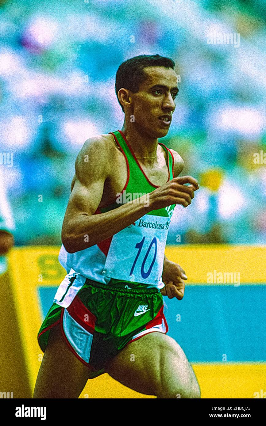 Noureddine Morceli (ALG competing in the men's 1500m R1 at the 1992