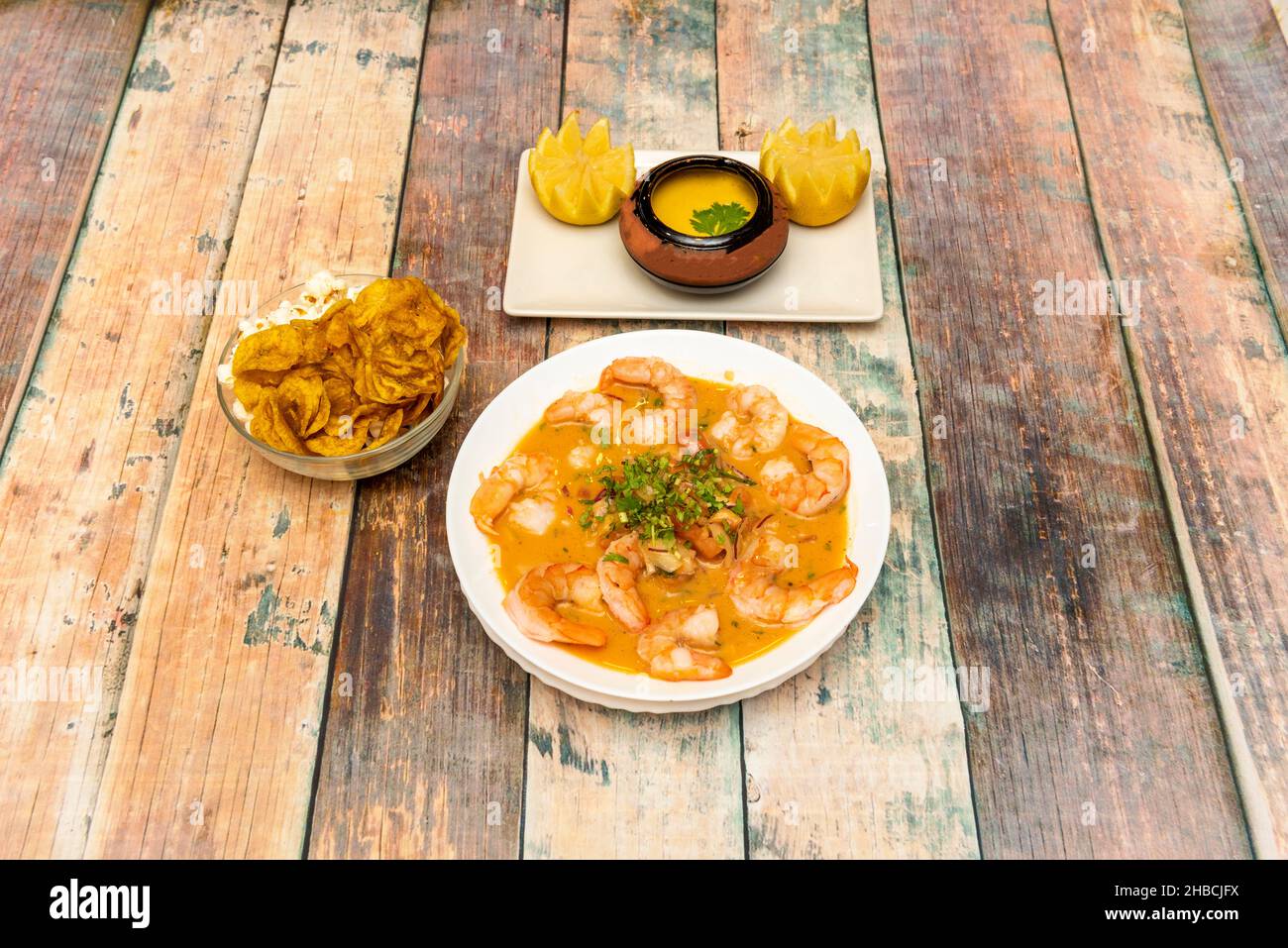 Ceviche is a dish that consists of a marinade of fish, seafood or both