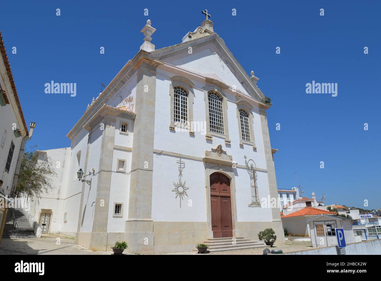Igreja Matriz (Parish Church), Albufeira, Portugal Stock Photo - Alamy
