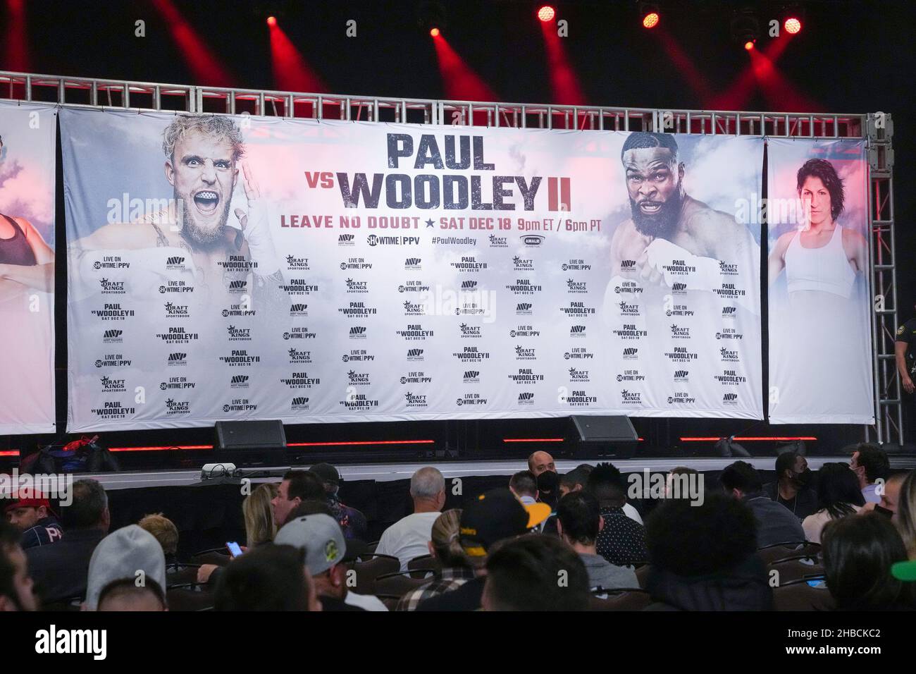 Tampa, Florida, USA. 17th Dec 2021. TAMPA, FL - DECEMBER 17:  Miscellaneous shots from Seminole Hard Rock Tampa for Jake Paul vs. Tyron Woodley 2 - Media Week on December 17, 2021 in Tampa, Florida, United States. (Photo by Louis Grasse/PxImages) Credit: Px Images/Alamy Live News Stock Photo