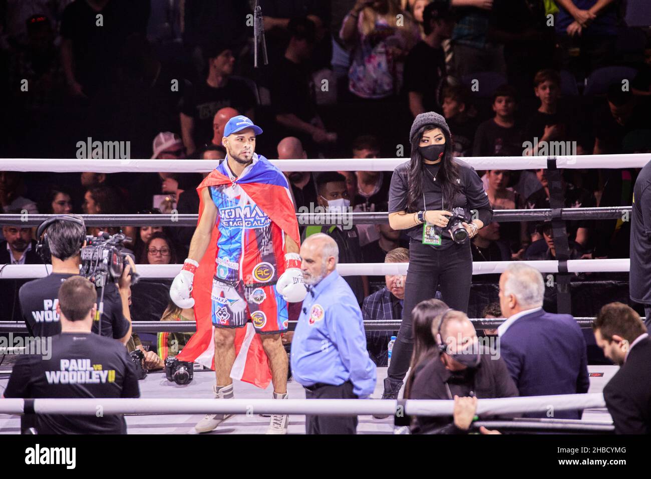 Tampa, Florida, USA. 18th Dec. 2021. Liam Paro in action against Yomar