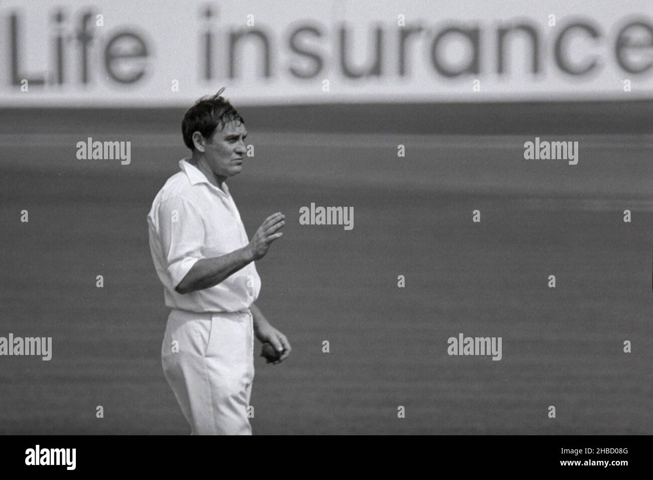 Ray Illingworth, Captain of Leicestershire in the John Player League (Sunday League, 40 overs) against Surrey, The Oval, 7 May 1978 Stock Photo