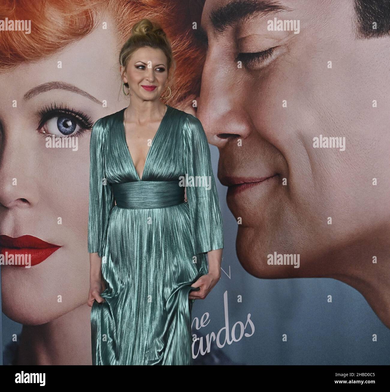 Los Angeles, United States. 18th Dec, 2021. Cast member Nina Arianda attends the premiere of the motion picture biographical drama 'Being the Ricardos' at the Academy Museum in Los Angeles on Monday, December 6, 2021. Photo by Jim Ruymen/UPI Credit: UPI/Alamy Live News Stock Photo