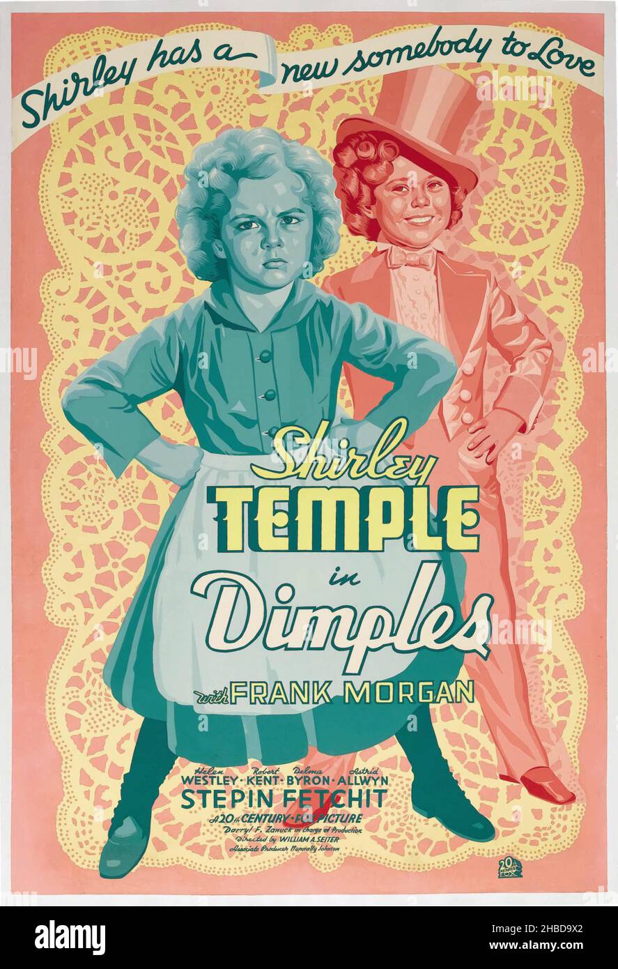 SHIRLEY TEMPLE in DIMPLES (1936), directed by WILLIAM A. SEITER. Credit