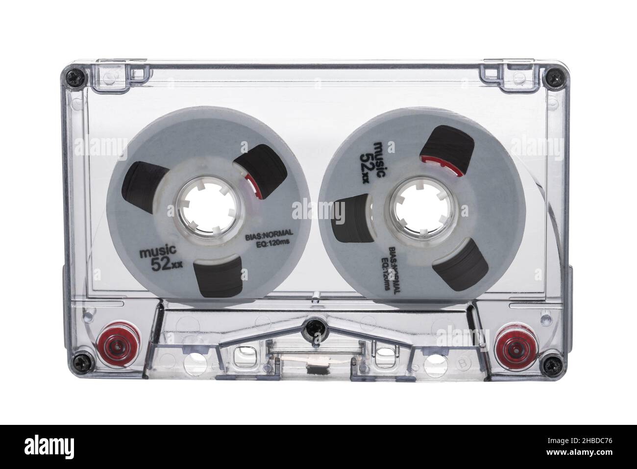 audio cassette close up on white isolated background Stock Photo - Alamy