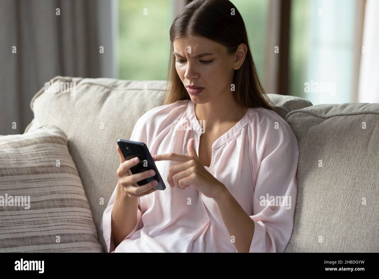 Beautiful young woman holding glass of wine and sparkles Stock Photo ...