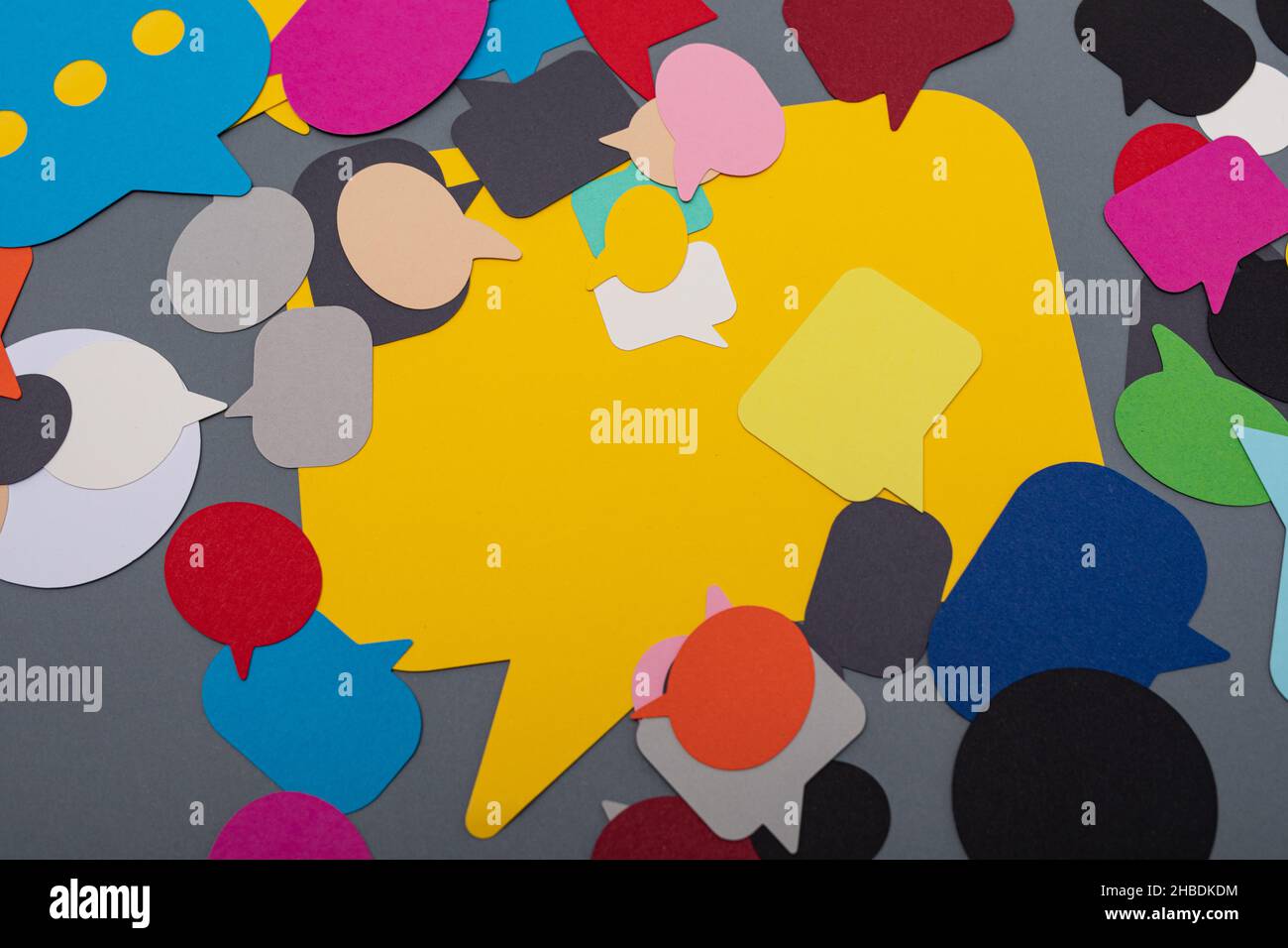 Set 3d speech bubbles hi-res stock photography and images - Alamy