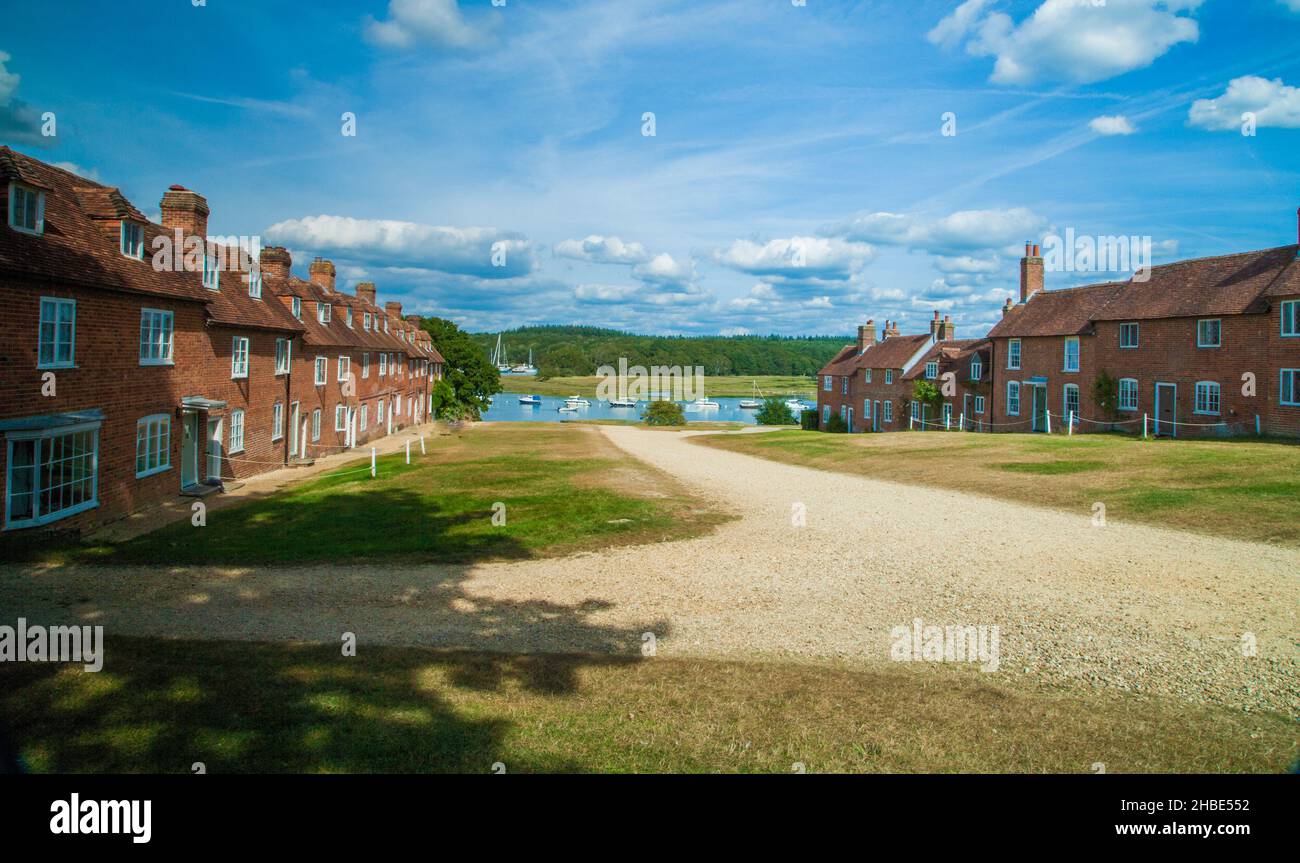 Bucklers'Hard , Beaulieu, Hampshire is a 18thcentury restored