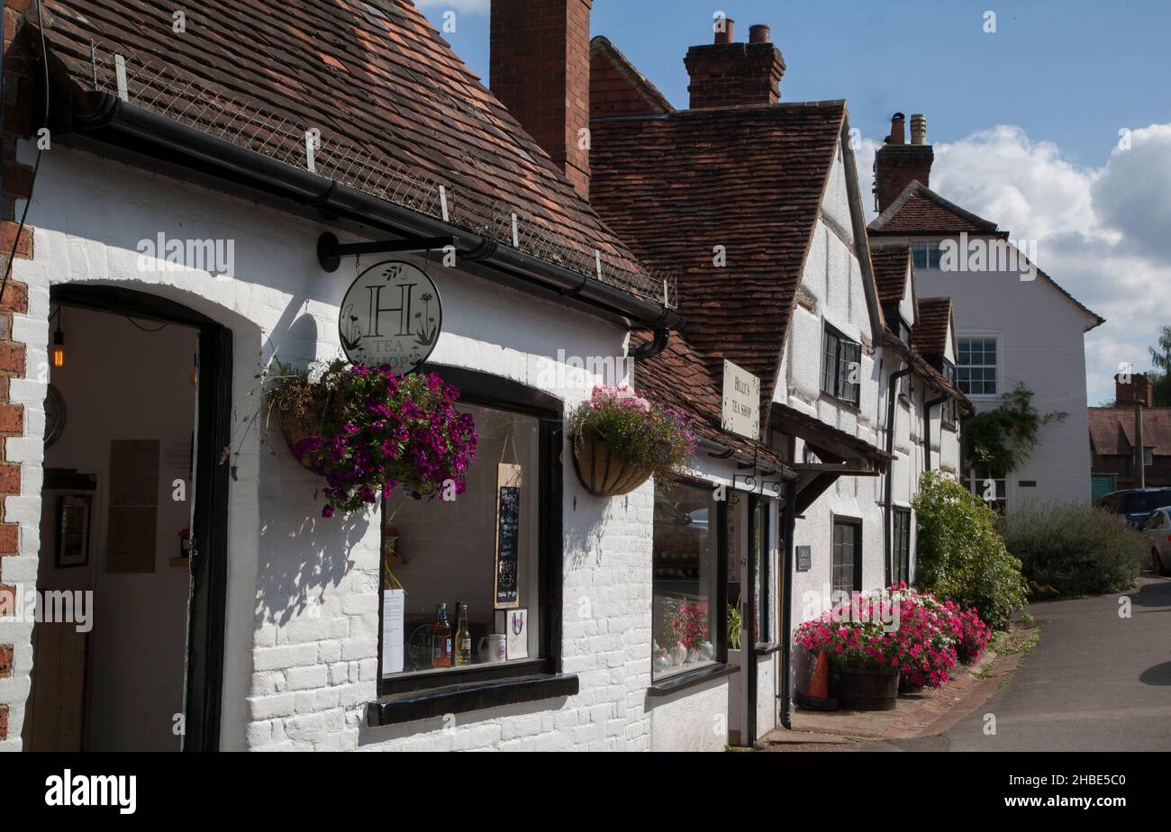 Village houses and tea room in the Village of Shere ,Surrey, England