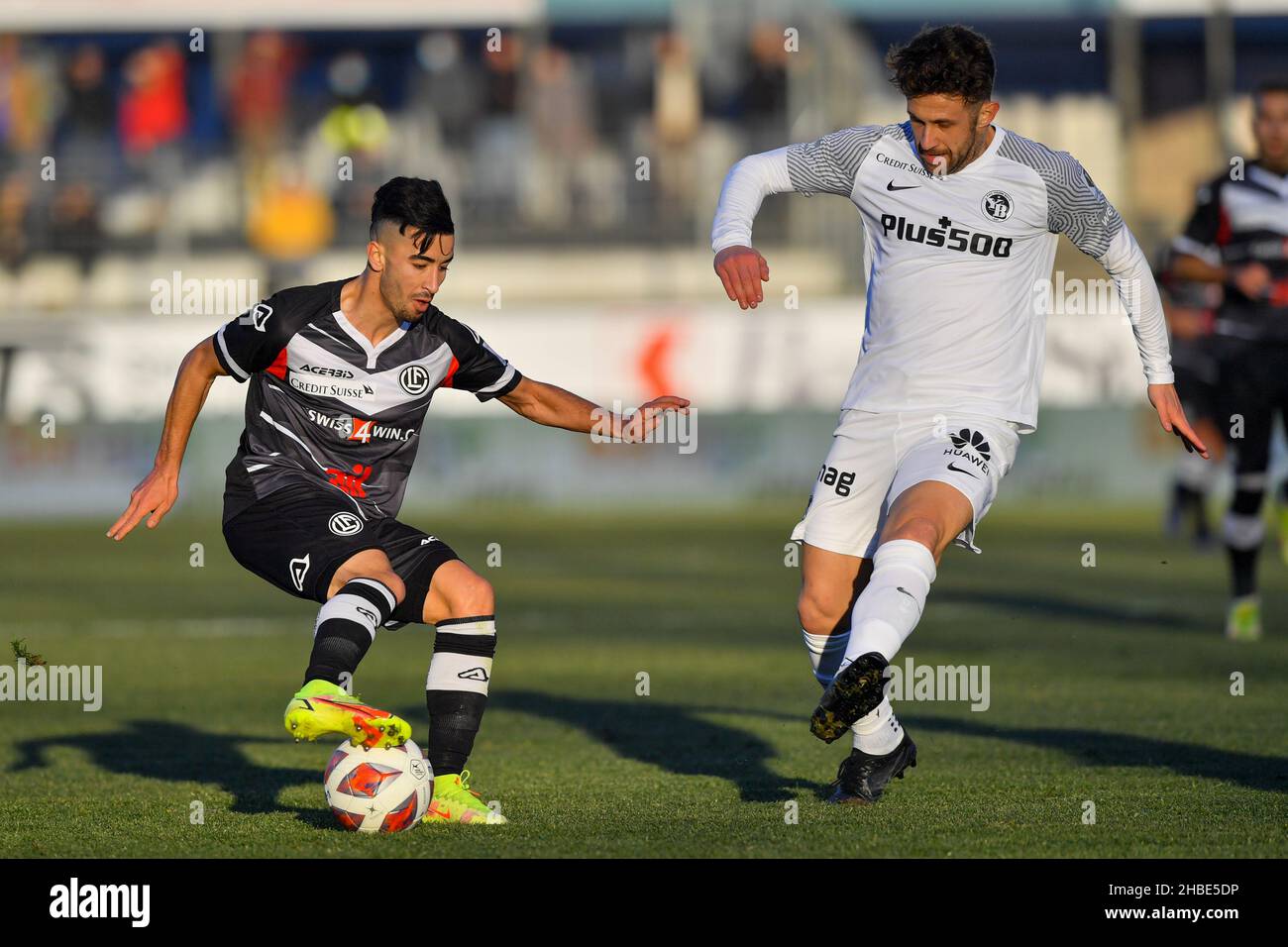 Lugano, Switzerland. 23rd Sep, 2021. Mohammed Amoura (#6 Lugano) during the  Super League match between FC Lugano and Grasshopper Club Zuerich at  Cornaredo Stadium in Lugano, Switzerland Credit: SPP Sport Press Photo. /