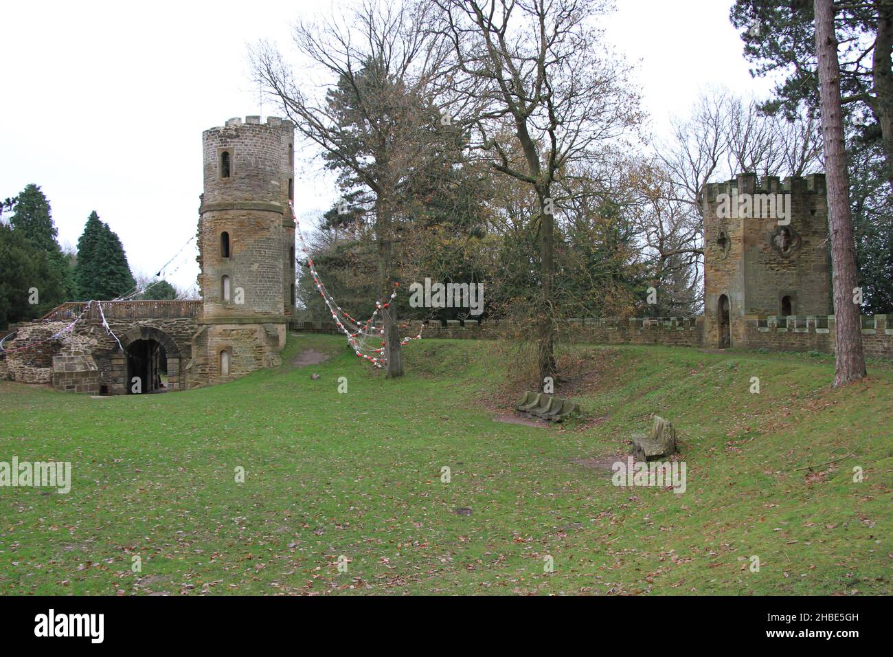 Wentworth Castle estate, South Yorkshire, England Stock Photo Alamy