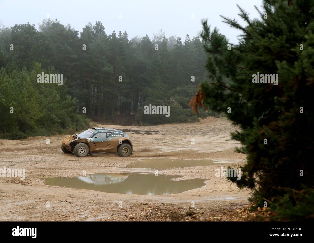 ABT Cupra XE driver Jutta Kleinschmidt during the Extreme in Semi Final 2 in Bovington, Dorset. Picture date: Sunday December 19, 2021. Stock Photo
