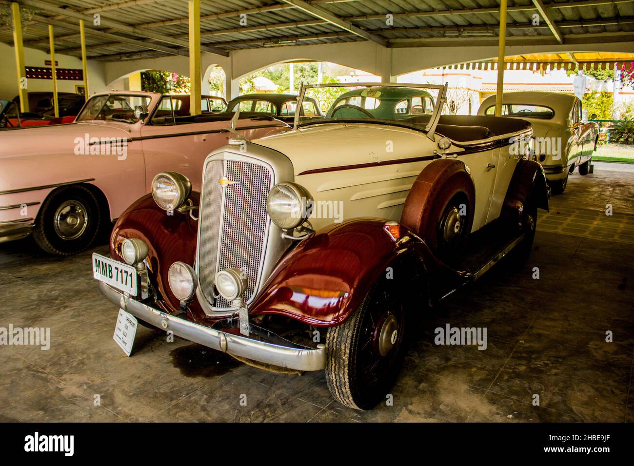 Auto World Vintage Car Museum Stock Photo