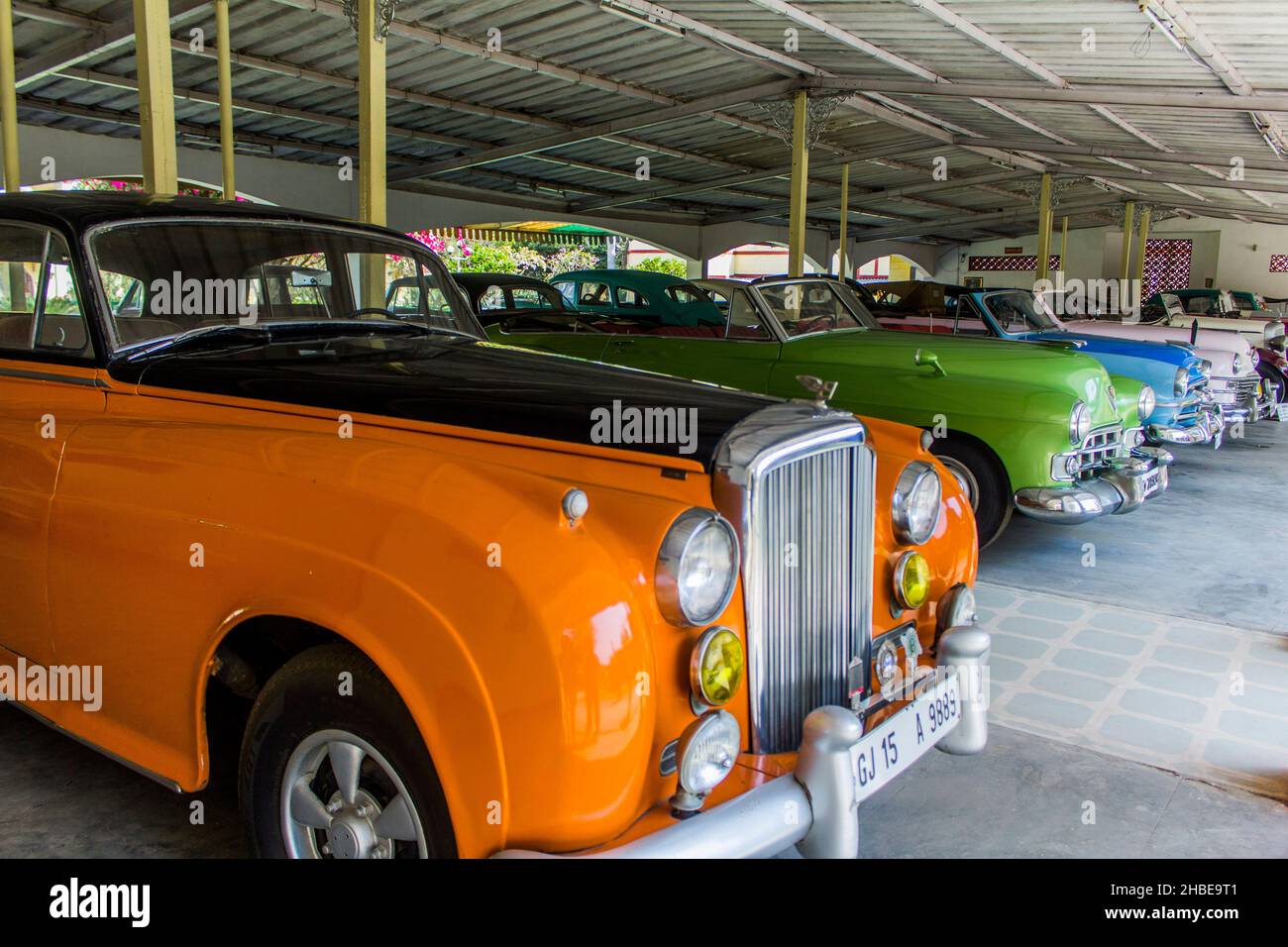 Auto World Vintage Car Museum Stock Photo Alamy