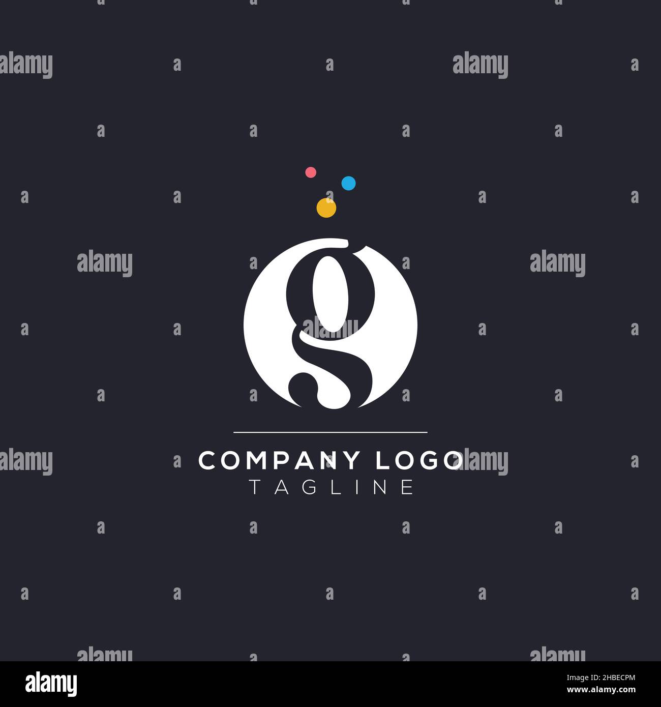 Dots Letter G Logo. G Letter Design Vector with Dots. Vector Lettering Illustration of a Colorful Alphabet with Bubbles. Stock Vector