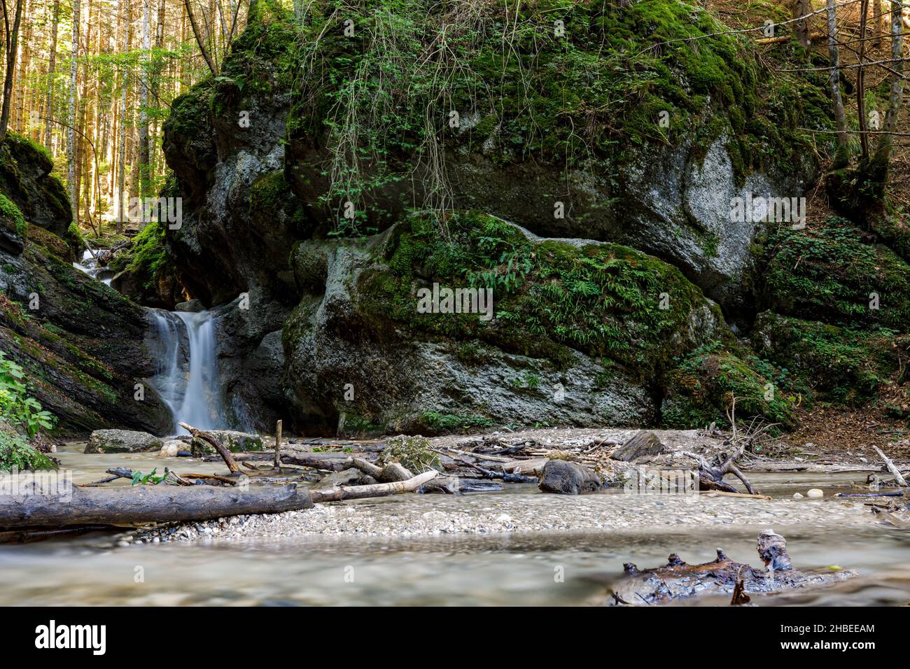 The 7 ladders canyon in Romania Stock Photo Alamy