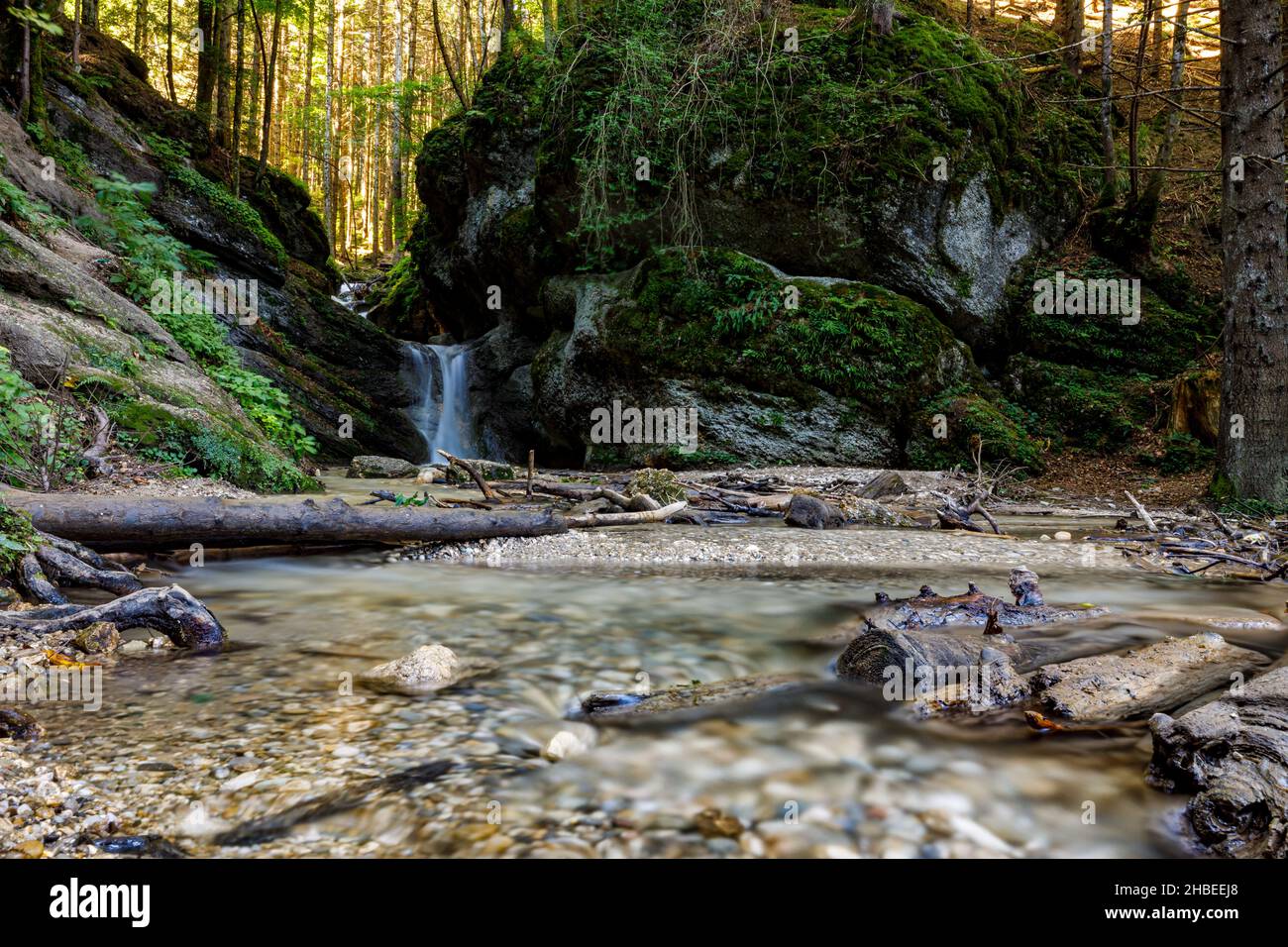 The 7 ladders canyon in Romania Stock Photo Alamy