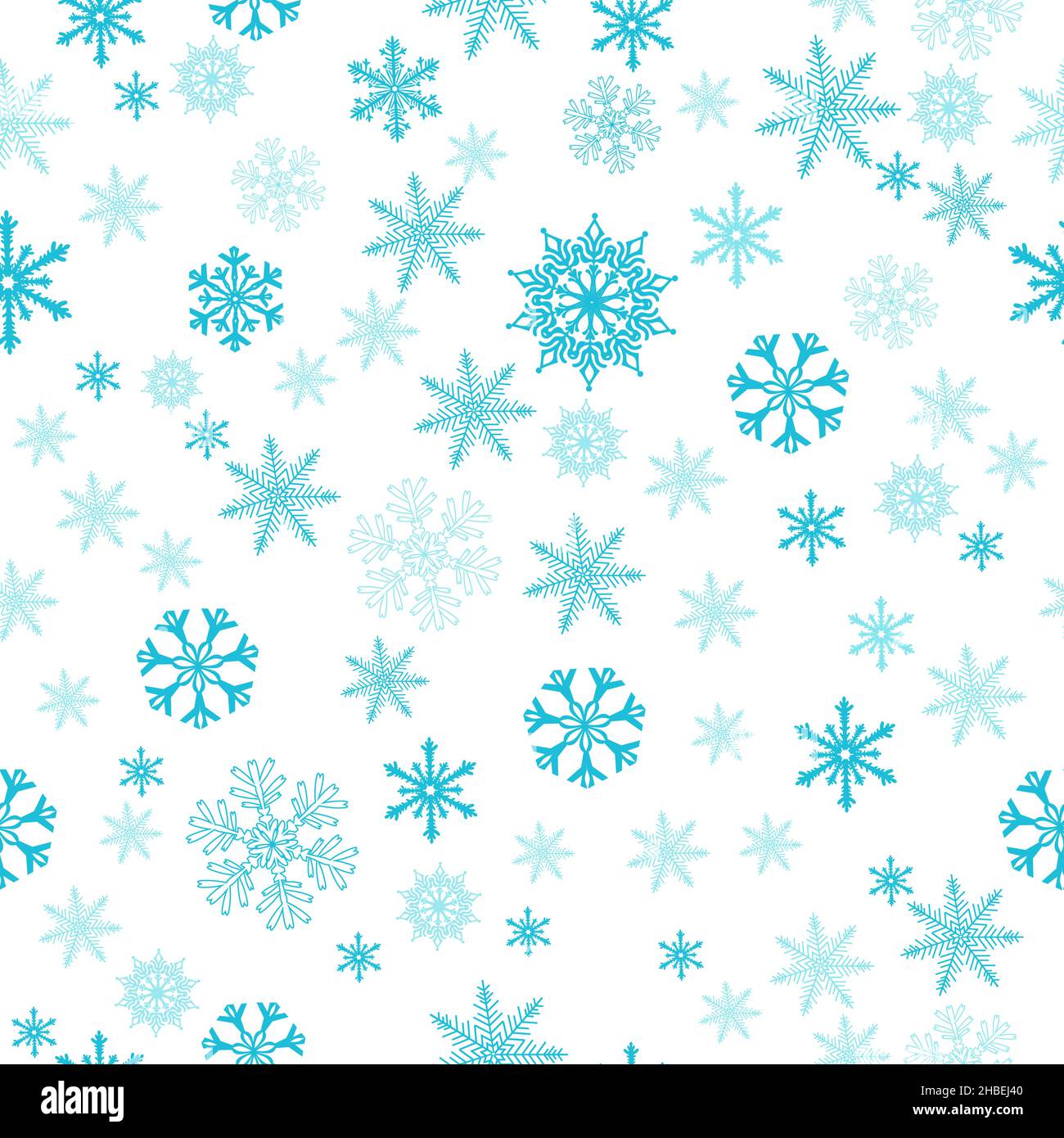 Seamless snowflake background. Vector illustration Stock Vector Image ...