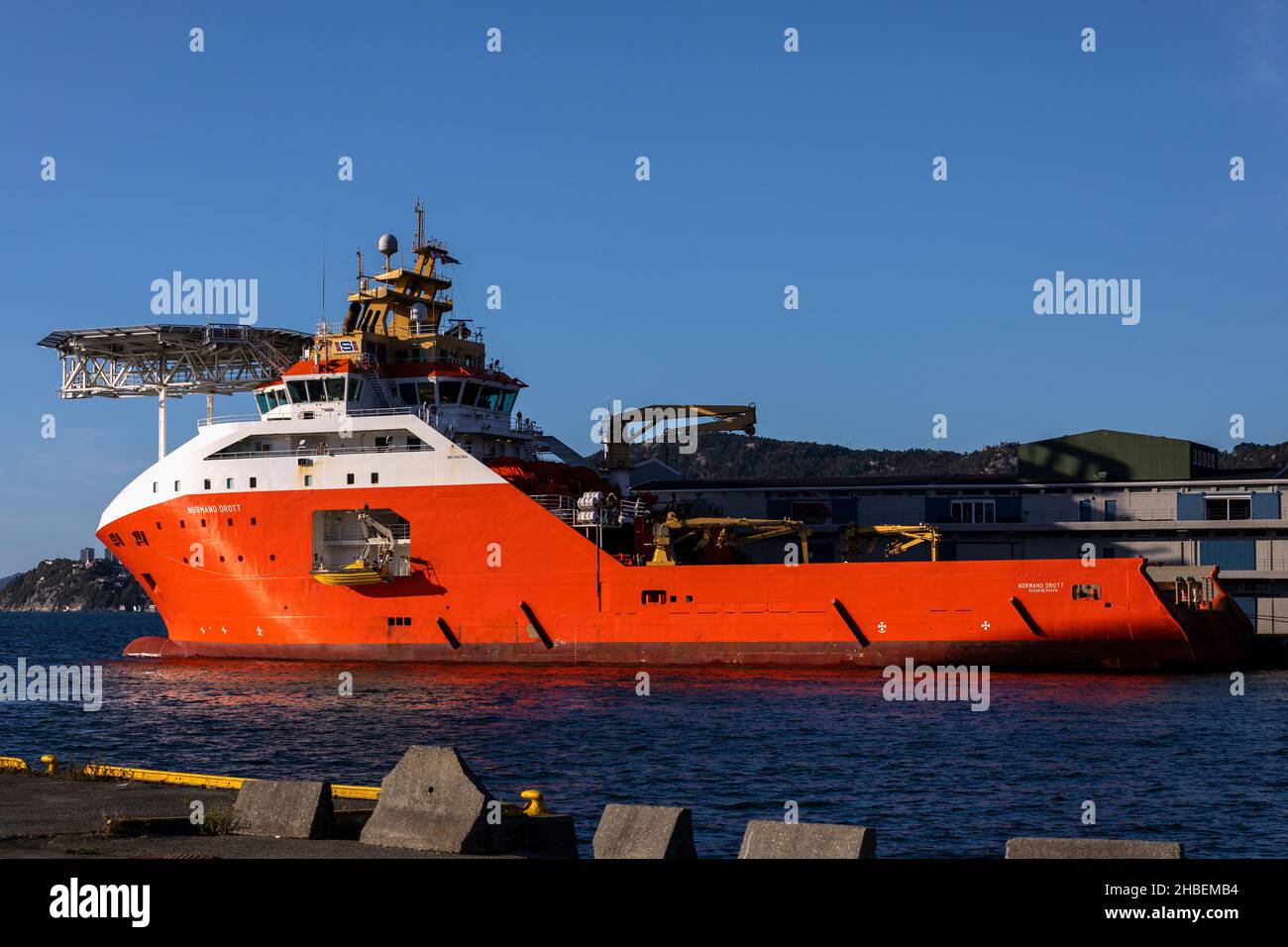 Offshore Anchor Handling Tug Supply Vessel AHTS Normand Drott In The 