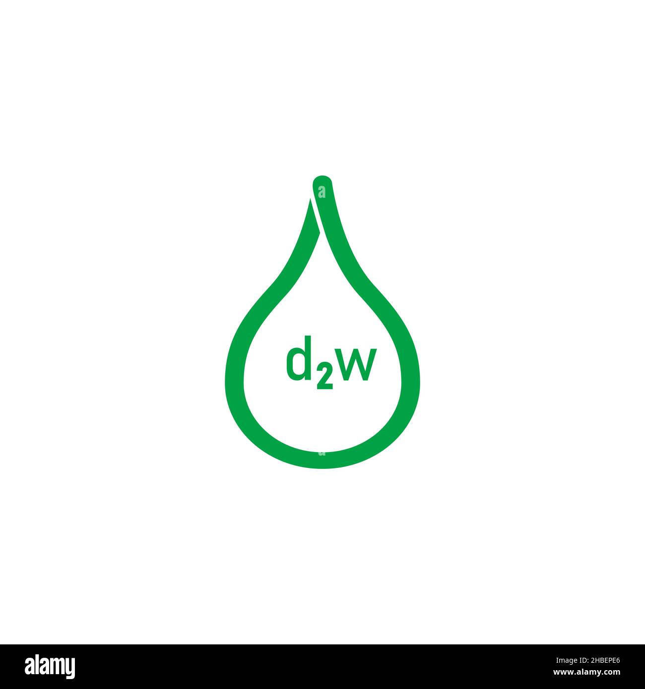 Oxo-biodegradable plastic d2w recycling code vector eco sign Stock Vector