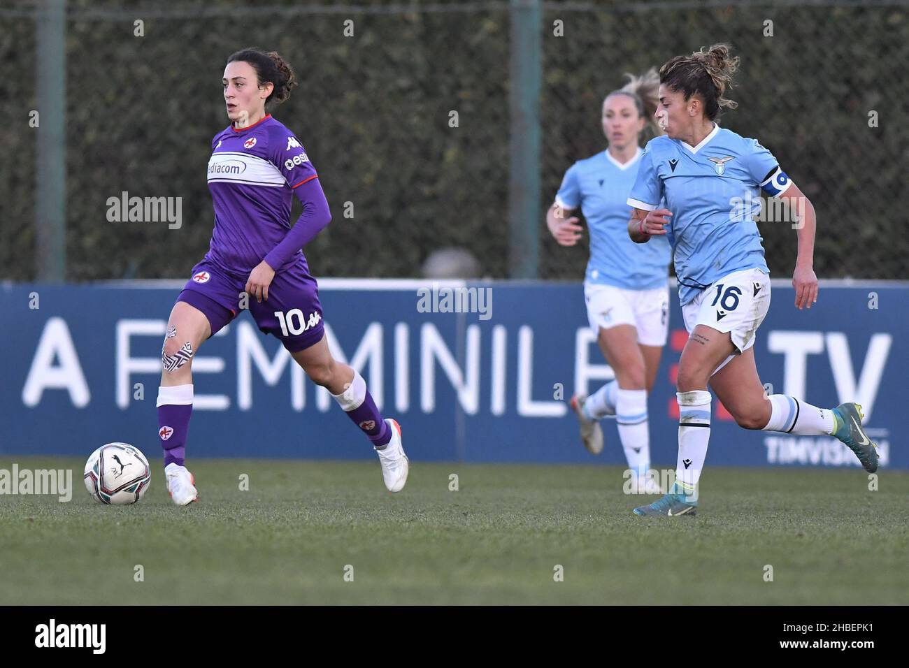 Formello, Italy. 19th Dec, 2021. Michela Catena of ACF Fiorentina during the day two of the Coppa Italia Group F between S.S. Lazio vs ACF Fiorentina on 19 December 2021 at the Stadio Mirko Fersini, Formello Italy. Credit: Independent Photo Agency/Alamy Live News Stock Photo