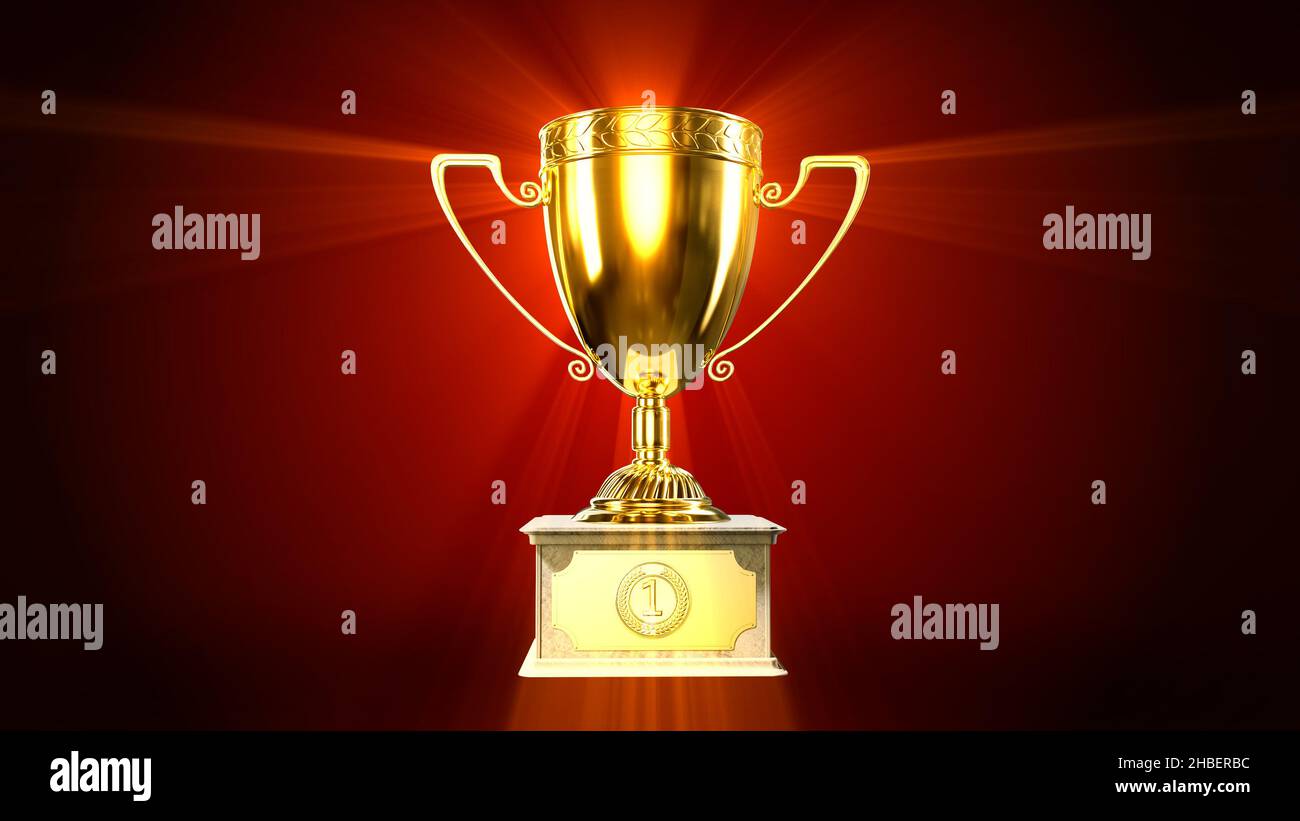 3d rendering golden laurel hi-res stock photography and images - Alamy