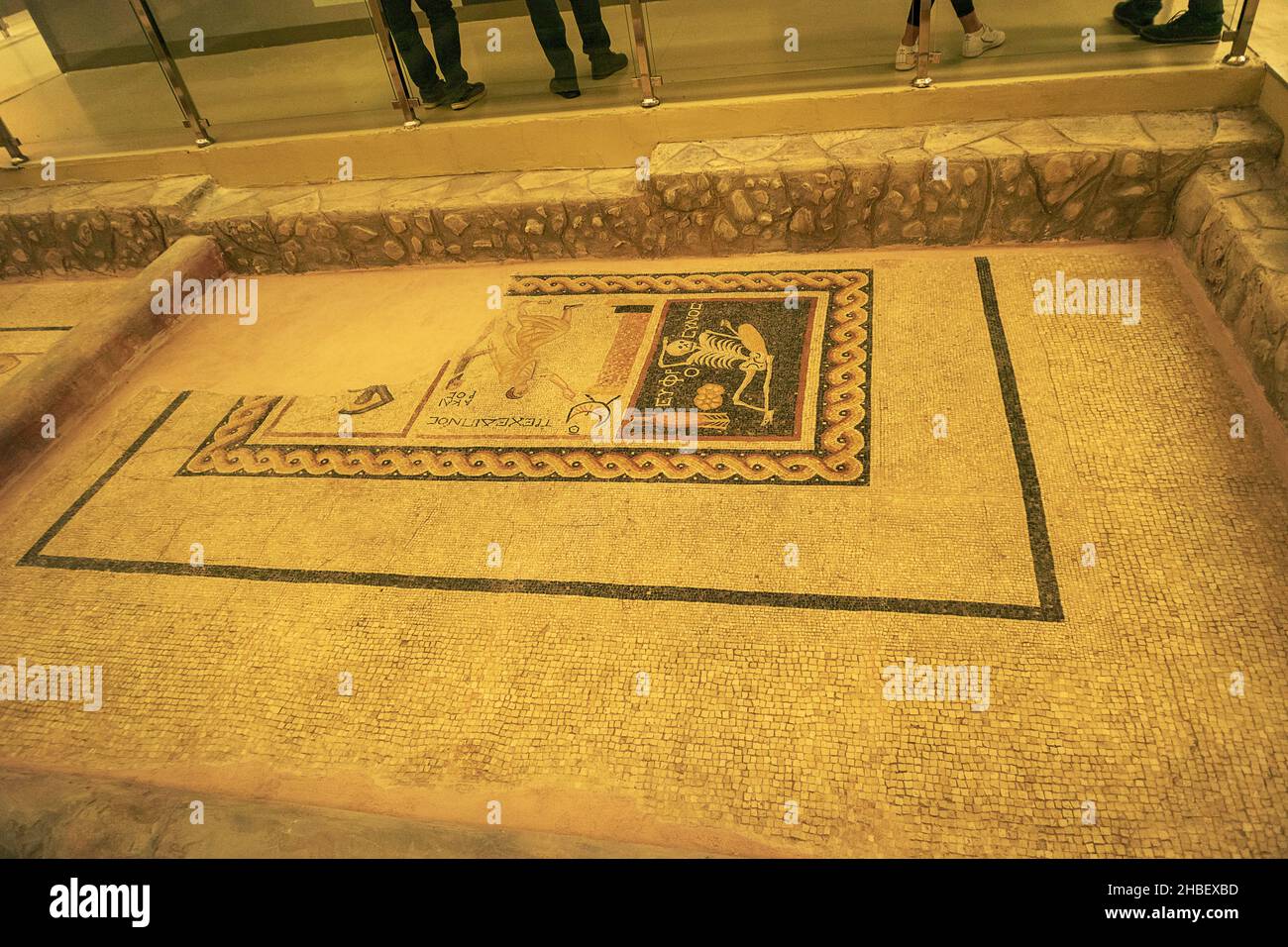 The Antakya Archaeology Museum which is known for its extensive collection of Roman and Byzantine Era mosaics. Stock Photo