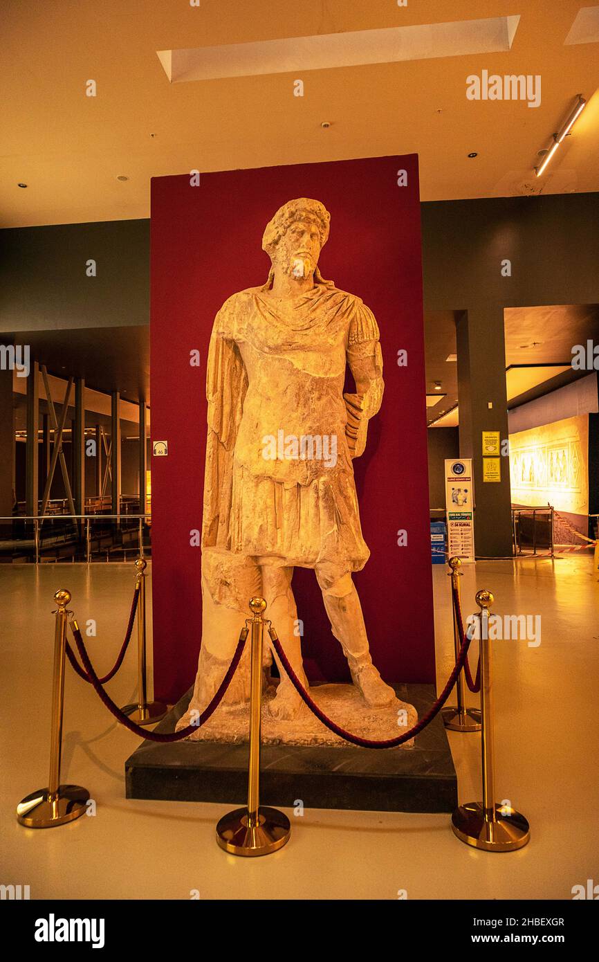The Antakya Archaeology Museum which is known for its extensive collection of Roman and Byzantine Era mosaics. Stock Photo