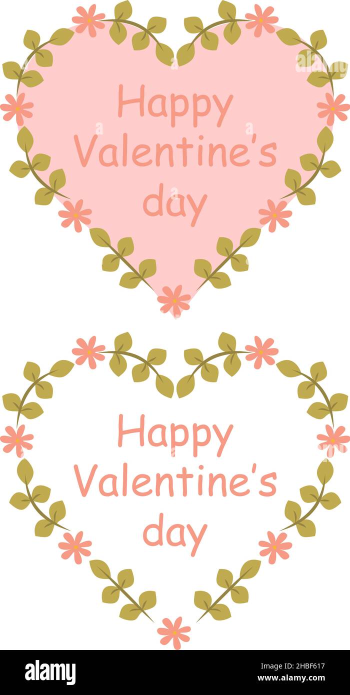 Colorful floral hearts, vector illustration Stock Vector Image & Art ...