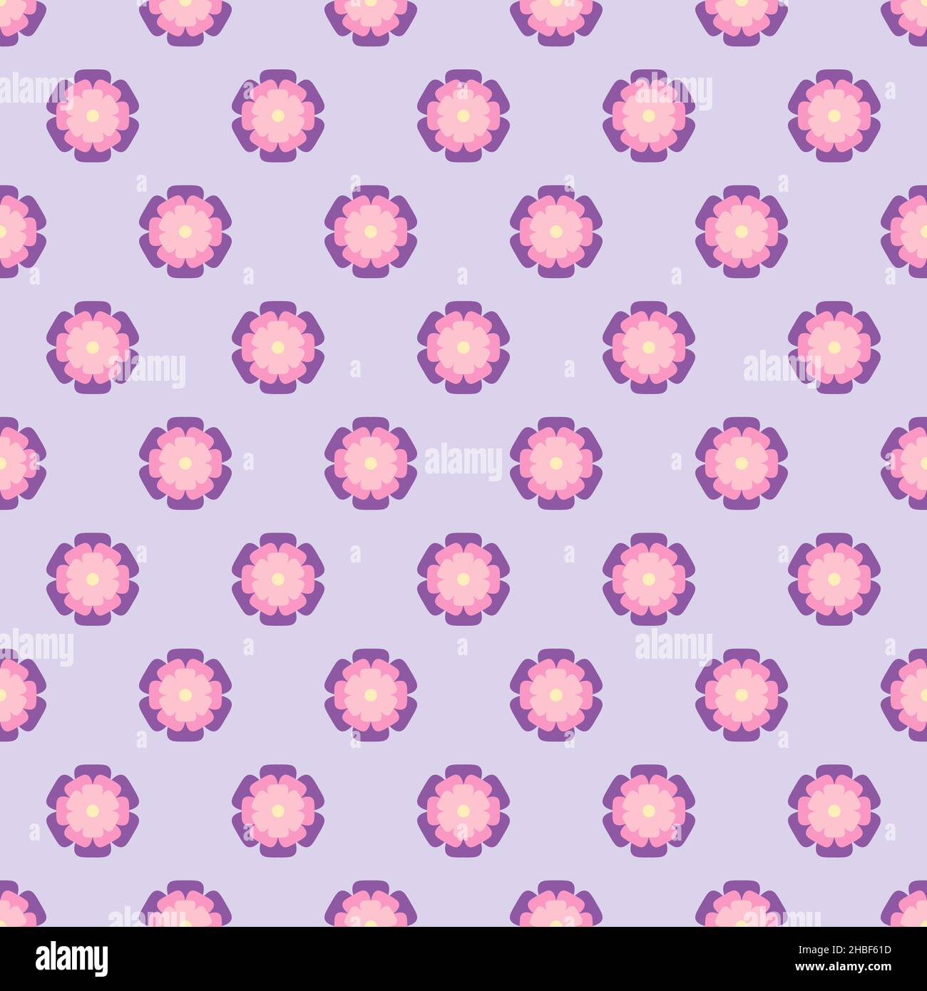 Seamless floral background, vector illustration Stock Vector Image ...