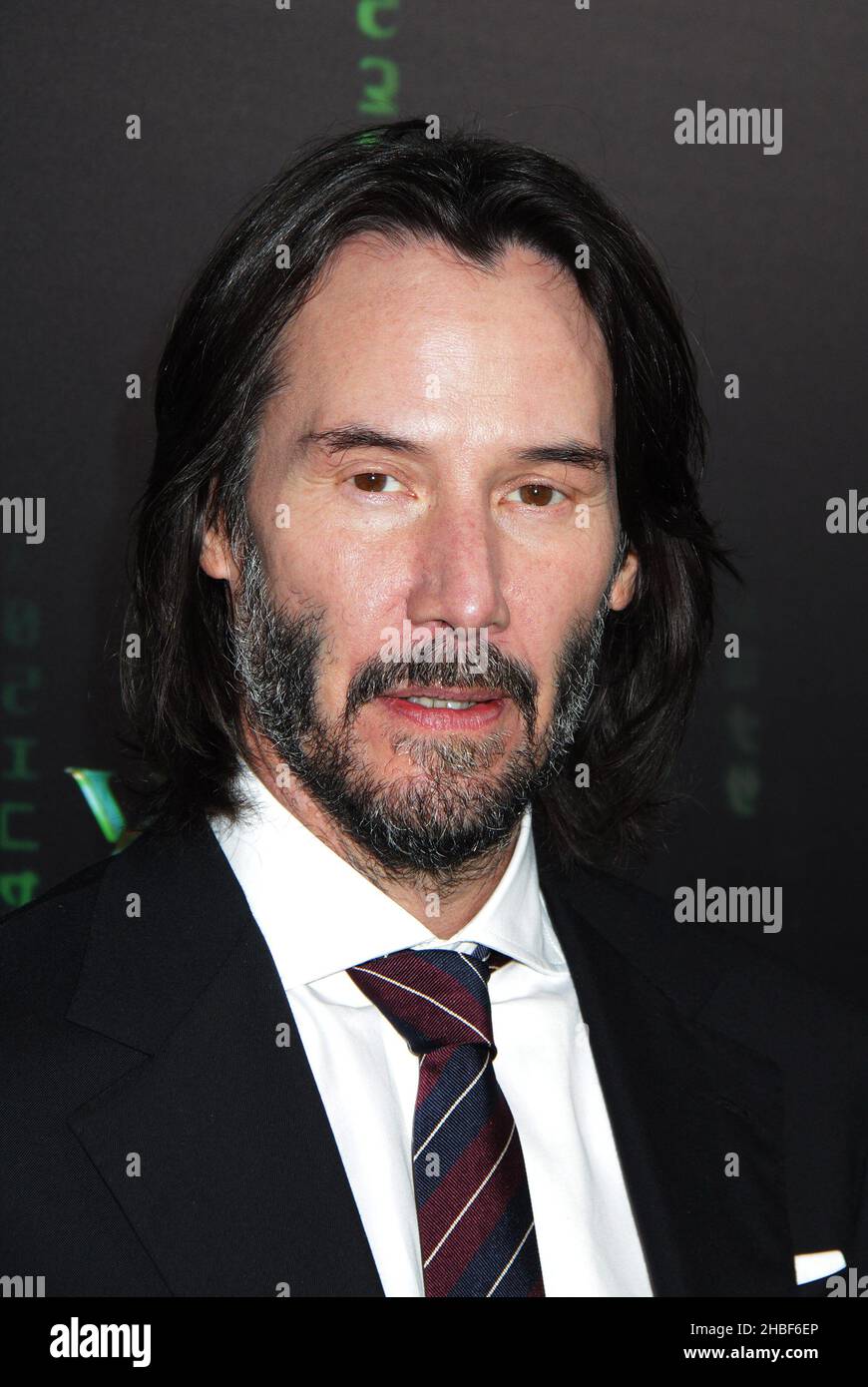 Keanu Reeves 12/18/2021 The U.S. Premiere of "The Matrix Resurrections"  held at Castro Theatre in San Francisco, CA Photo by Kazuki  Hirata/HollywoodNewsWire.net Credit: Hollywood News Wire Inc./Alamy Live  News Stock Photo -