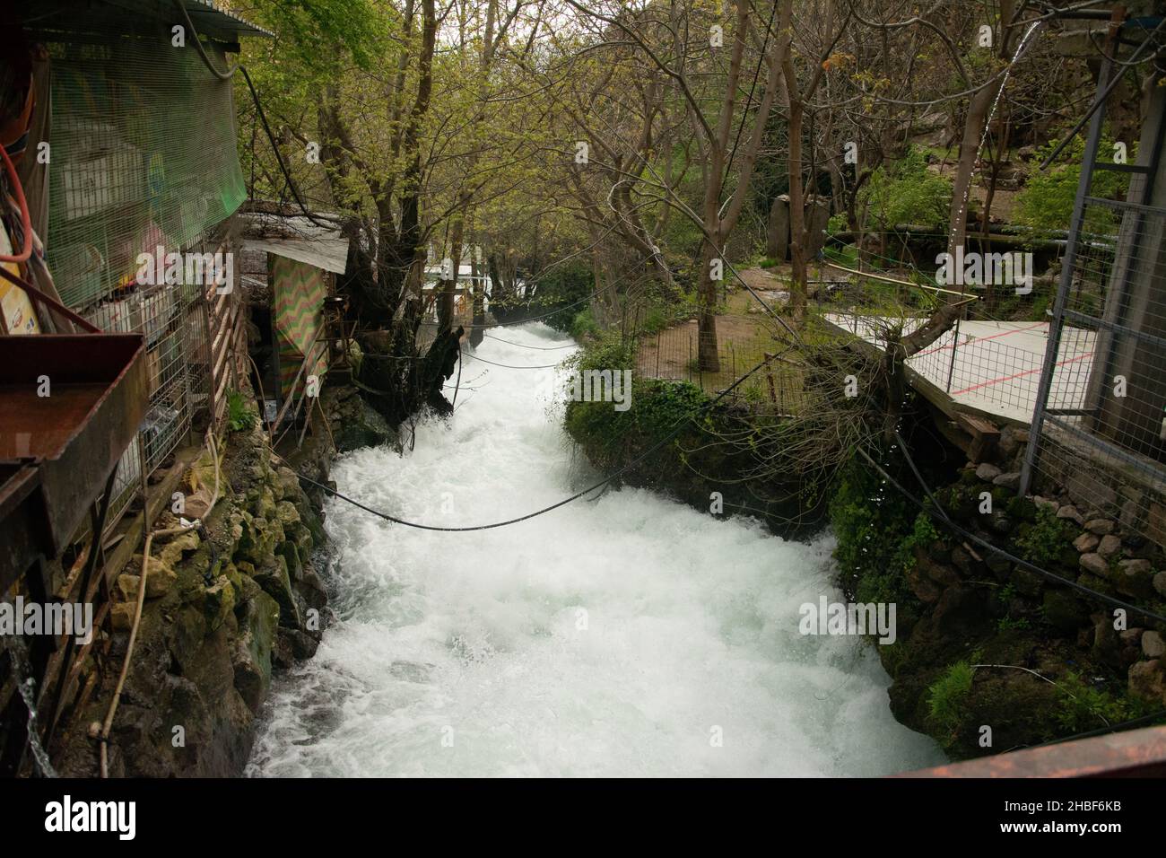 River in the Kurdish mountains in northern Iraq near suleymania Stock Photo