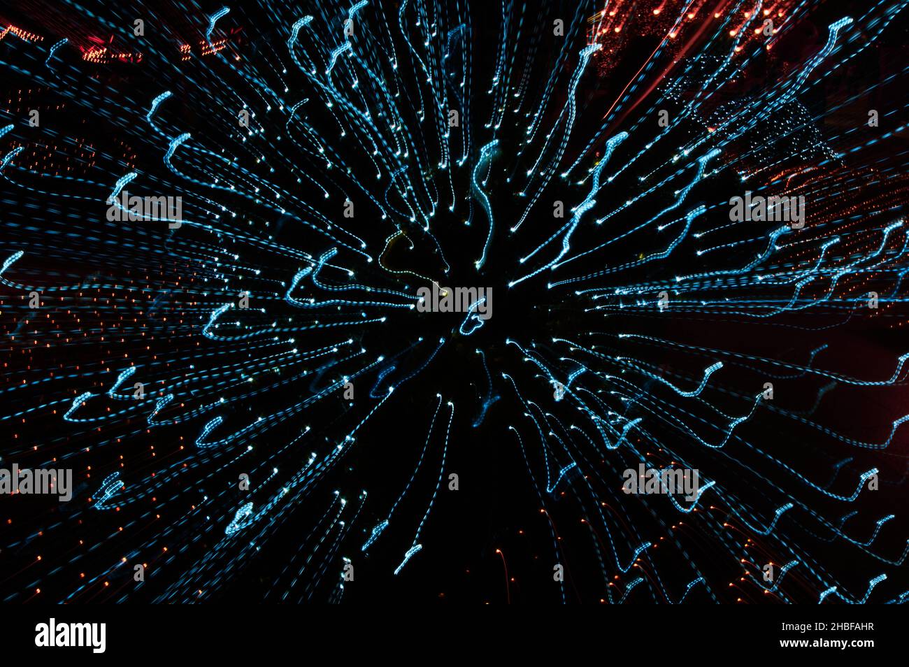 Dynamic light trail effect hi-res stock photography and images - Alamy