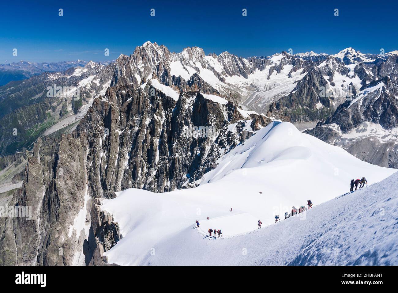 Chamonix, Mont Blanc Stock Photo